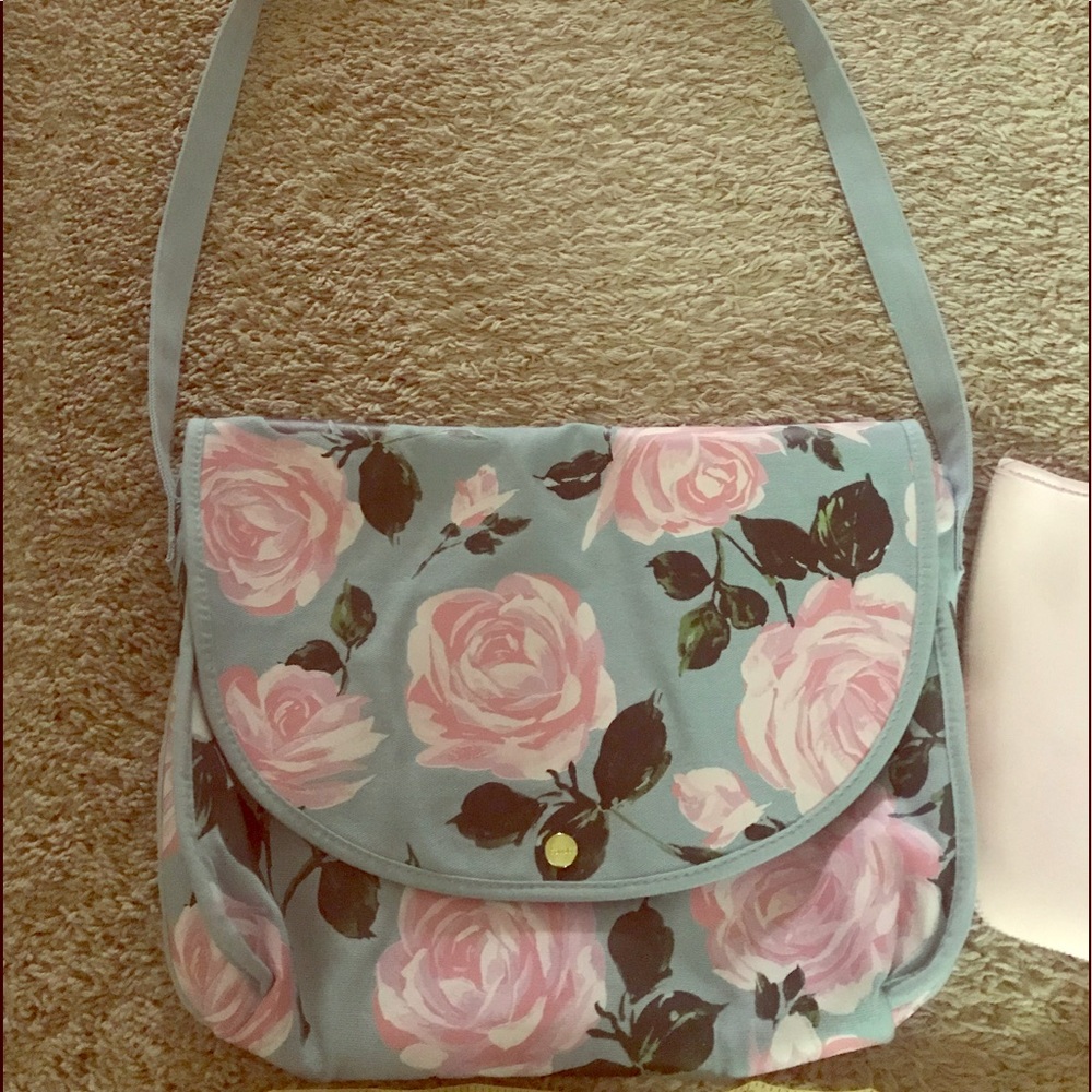 Floral Laptop Bag Satchel